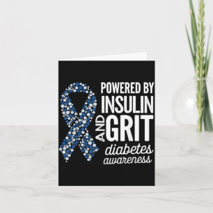 Diabetes-Bewusstseinsdesign 22 Karte
