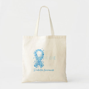 Diabetes-Bewusstseinsdesign 24 Tragetasche