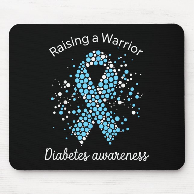 Diabetes-Bewusstseinsdesign 36 Mousepad (Vorne)