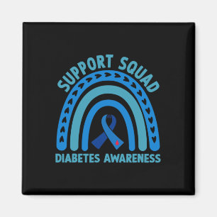 Diabetes Blue Support Squad Diabetes Bewusstsein Magnet