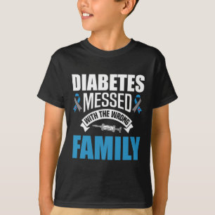 Diabetes der falschen Familie T1d Typ 1 T-Shirt