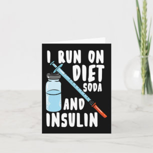 Diabetes-Diätflüssigkeit und Insulin-Diabetiker Karte