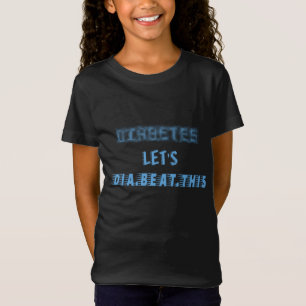 Diabetes gelassen Dia schlägt dies T-Shirt