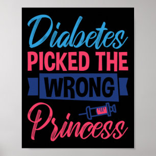 Diabetes hat die falsche Prinzessin gefunden1 Poster
