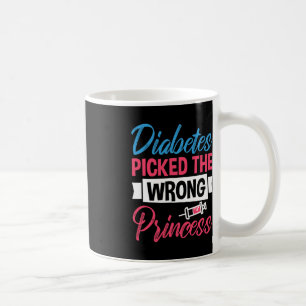 Diabetes hat die falsche Prinzessin gefunden Kaffeetasse