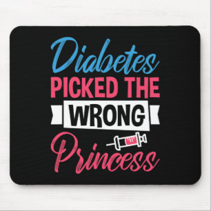 Diabetes hat die falsche Prinzessin gefunden Mousepad