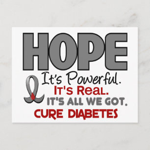 Diabetes HOPE 1 Postkarte