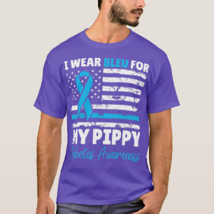 Diabetes im November tragen wir Blau für meine T-Shirt