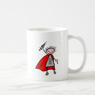 Diabetes-Insulin-Superheld-Mädchen Tasse
