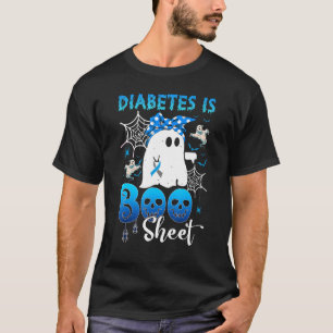 Diabetes ist Boo Sheets Geist Diabetes Bewusstsein T-Shirt
