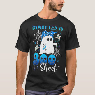 Diabetes ist Boo Sheets Geist Diabetes Bewusstsein T-Shirt