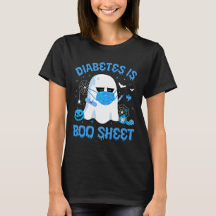 Diabetes ist das blaue Blatt Blue Gray Diabetes Be T-Shirt