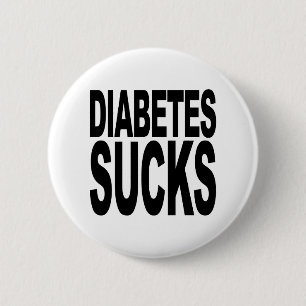 Diabetes ist zum Kotzen Button