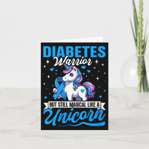 Diabetes Kriegerin der Frauen, aber immer noch mag Karte