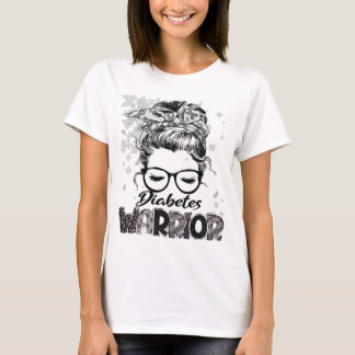 Diabetes-Kriegerin Frauen Mädchen Überlebende T-Shirt