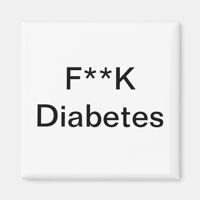 Diabetes-Magnet Magnet (Vorne)