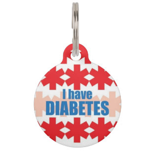 Diabetes-medizinischer Alarm Identifikations-Umbau Tiernamensmarke