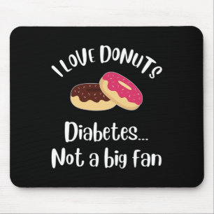 Diabetes mellitus Diabetische Geschenke Männer Fra Mousepad