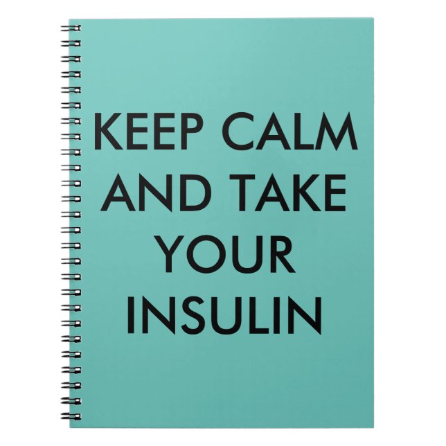 Diabetes-Notizbuch Notizblock (Vorderseite)