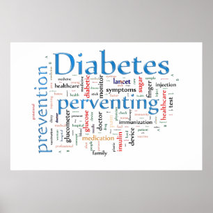 Diabetes-Prävention Poster