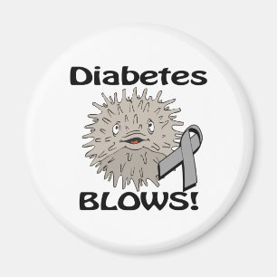 Diabetes Pustet Bewusstseinsdesign Magnet