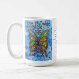 Diabetes Rainbow Butterfly und Gedicht Cups oder T Tasse