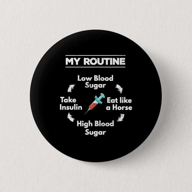 Diabetes Routine Insulin Injektionsnadel Niedrig Button (Vorderseite)