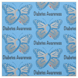 Diabetes-Schmetterlings-Bewusstseins-Band Stoff