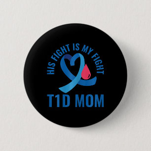 Diabetes: Sein Kampf ist meine T1D-Mama Button