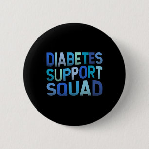 Diabetes Support Squad T1d Typ 1 Diabetes Erster T Button