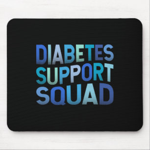 Diabetes Support Squad T1d Typ 1 Diabetes Erster T Mousepad