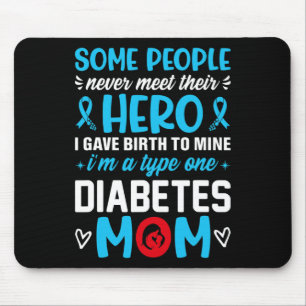 Diabetes Typ 1 Mama - Frauen T1 Diabetes A Mousepad