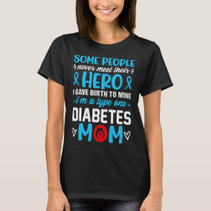 Diabetes Typ 1 Mama - Frauen T1 Diabetes A T-Shirt