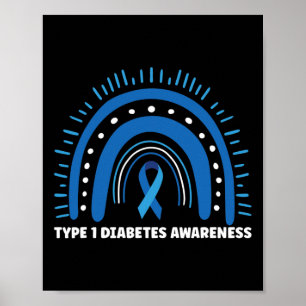 Diabetes Typ 1 Monat Poster