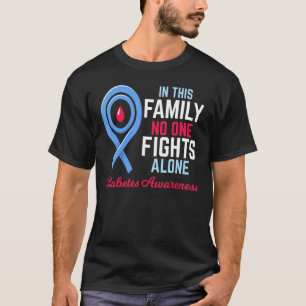 Diabetes Typ 1 Sensibilisierung für Familie Diabet T-Shirt