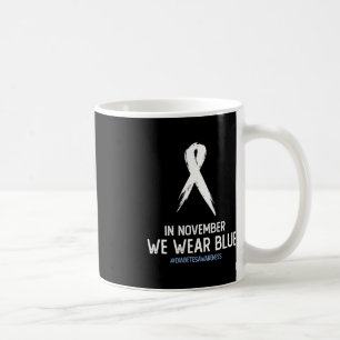 Diabetes Typ 2 und Typ 1 im November W Kaffeetasse