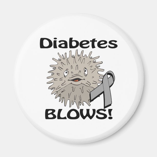 Diabetes verhindert Bewusstseinsbildung Magnet (Vorne)