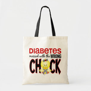 Diabetes verwirrt mit dem falschen Küken Tragetasche