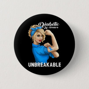 Diabetes Warrieness Insulin Diabetiker Typ 1 Button