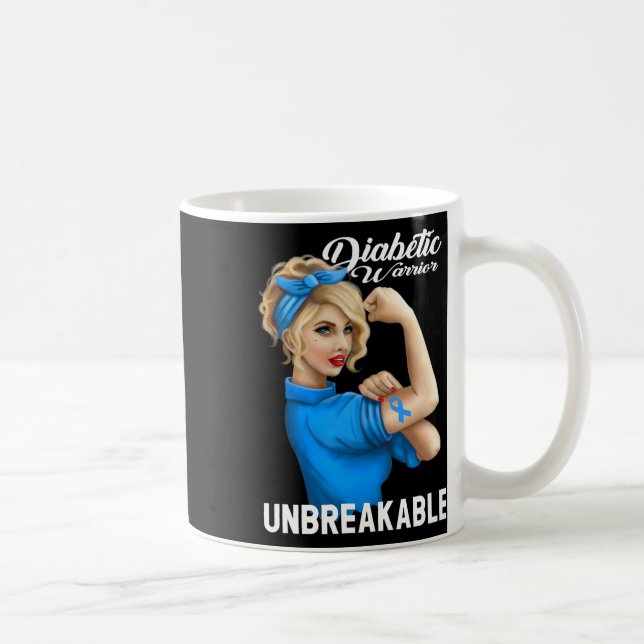 Diabetes Warrieness Insulin Diabetiker Typ 1 Kaffeetasse (Rechts)