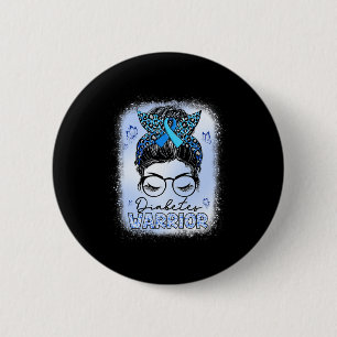 Diabetes Warrior Awareness Diabetic Support Typ W Button