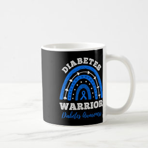 Diabetes Warrior Blue Ribbon T1d Typ 1 Diabetes A Kaffeetasse