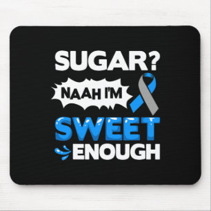 Diabetes-Zitate Diabetes Bekämpft Diabetes Awarene Mousepad