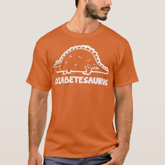Diabetesaurus Funny Diabetes Dinosaurier T-Shirt