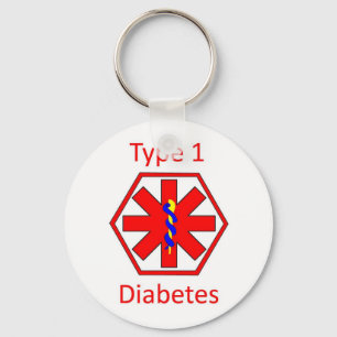 Diabetessymbol Schlüsselanhänger