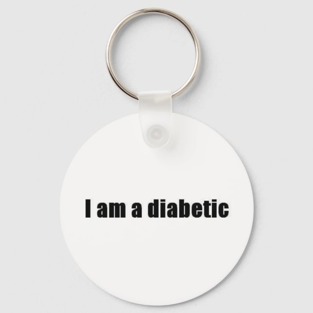Diabetiker Schlüsselanhänger (Vorderseite)