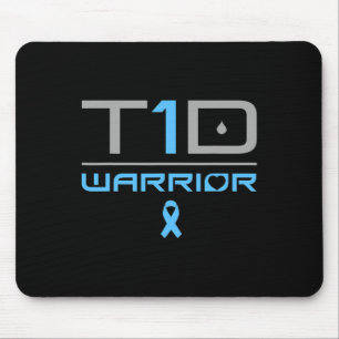 Diabetiker Typ-1 Diabetes Anführungszeichen T1d Mousepad