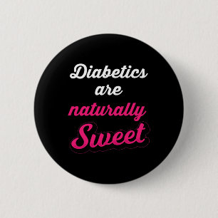 Diabetiker Typ-1-Diabetes (natürlich Sweet Fun Dia Button