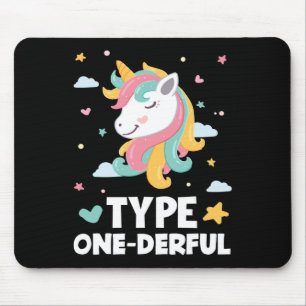 Diabetiker Typ 1 Diabetes Typ 1 Derful Unico Mousepad