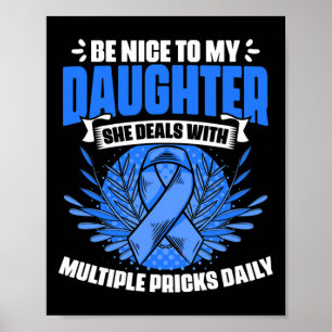 Diabetiker Warrio Daughter Diabetiker Diabetes Awa Poster